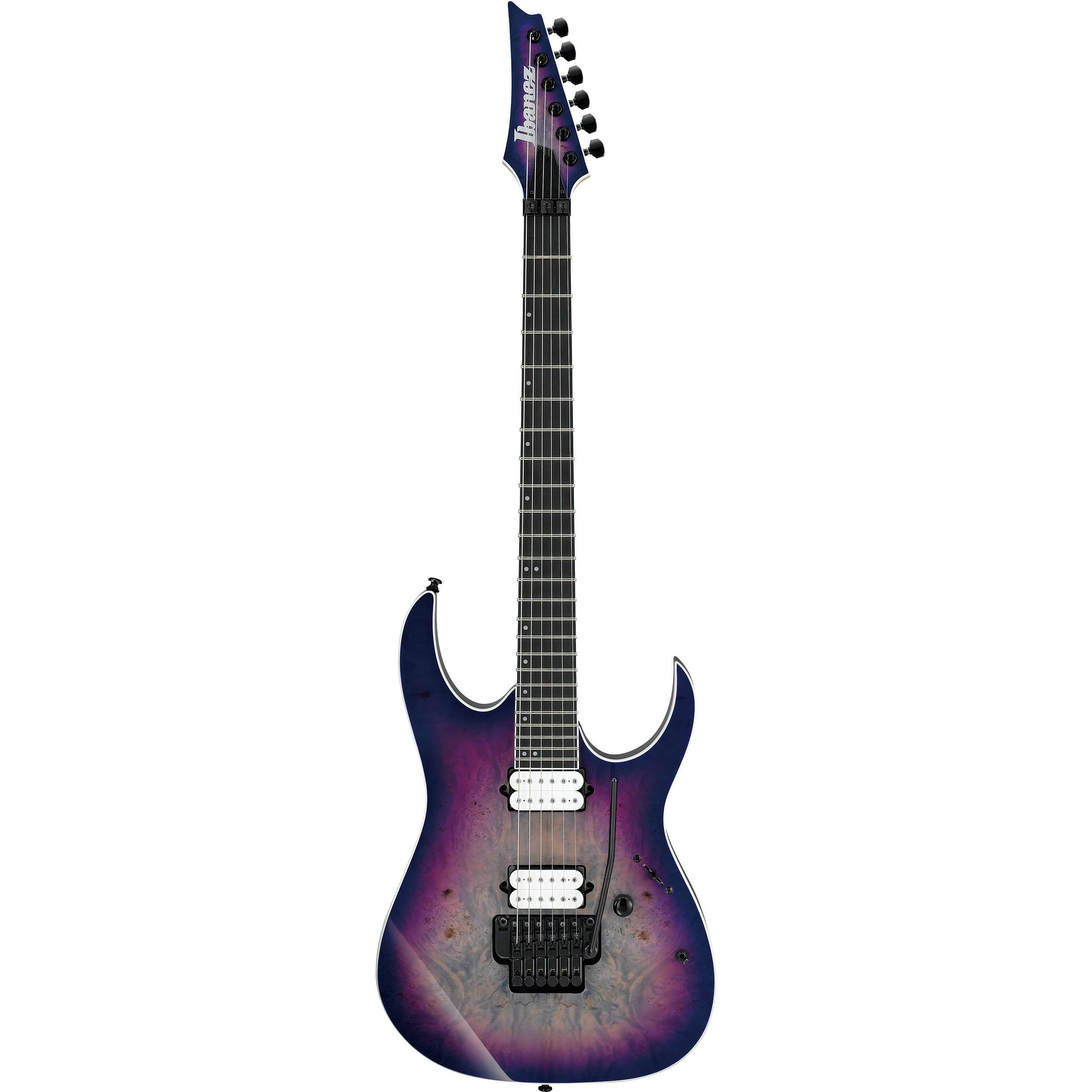 ibanez electric guitars ibanez rgix6dlb 6-string electric guitar - ebony fretboard - super nova burst