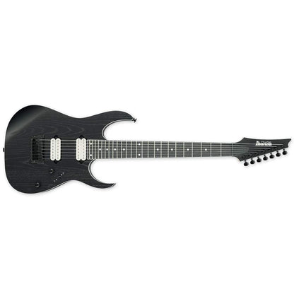 ibanez electric guitars ibanez rgr752 ahbf-wk 7-string electric guitar - weathered black