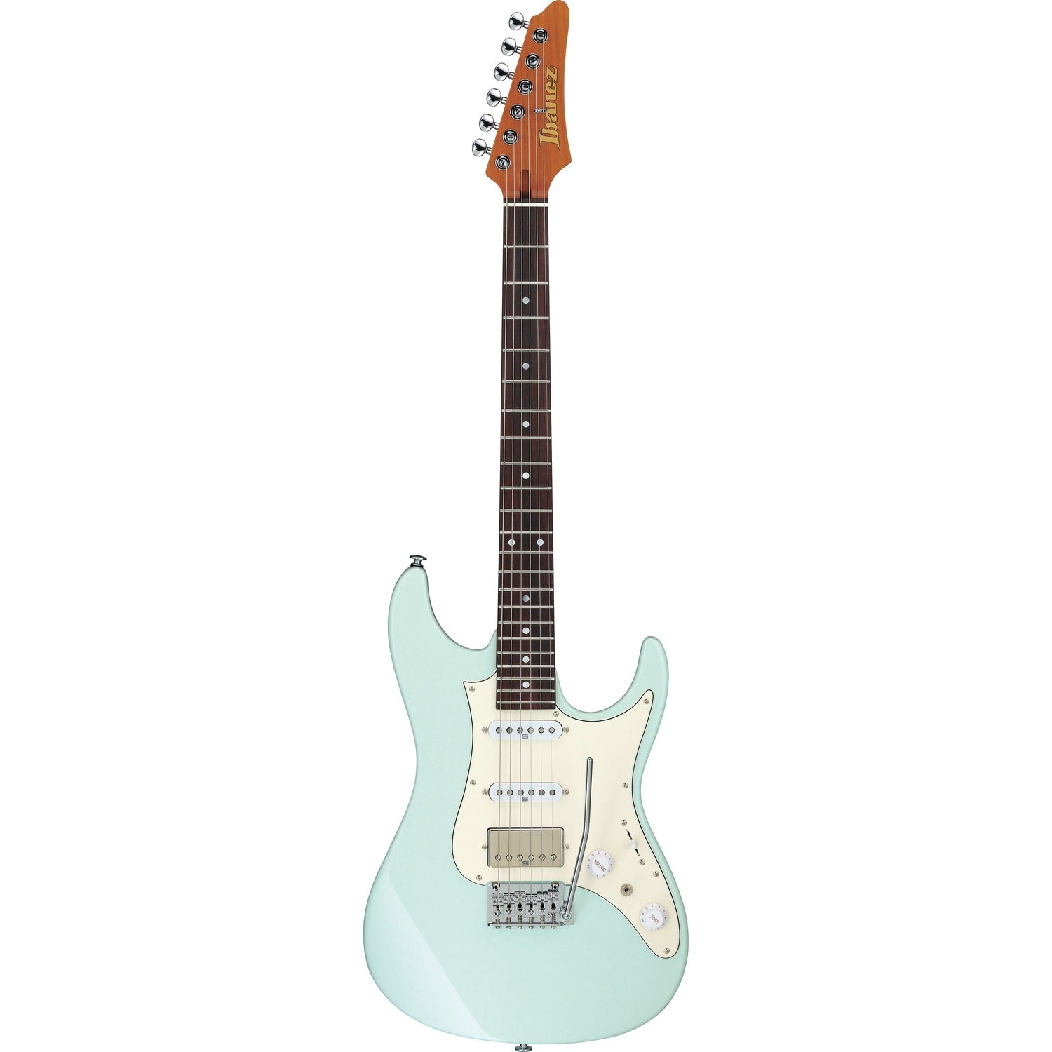 Ibanez Electric Guitars Mint Green Ibanez AZ2204NW AZ Prestige Series 6 String Electric Guitar with Case