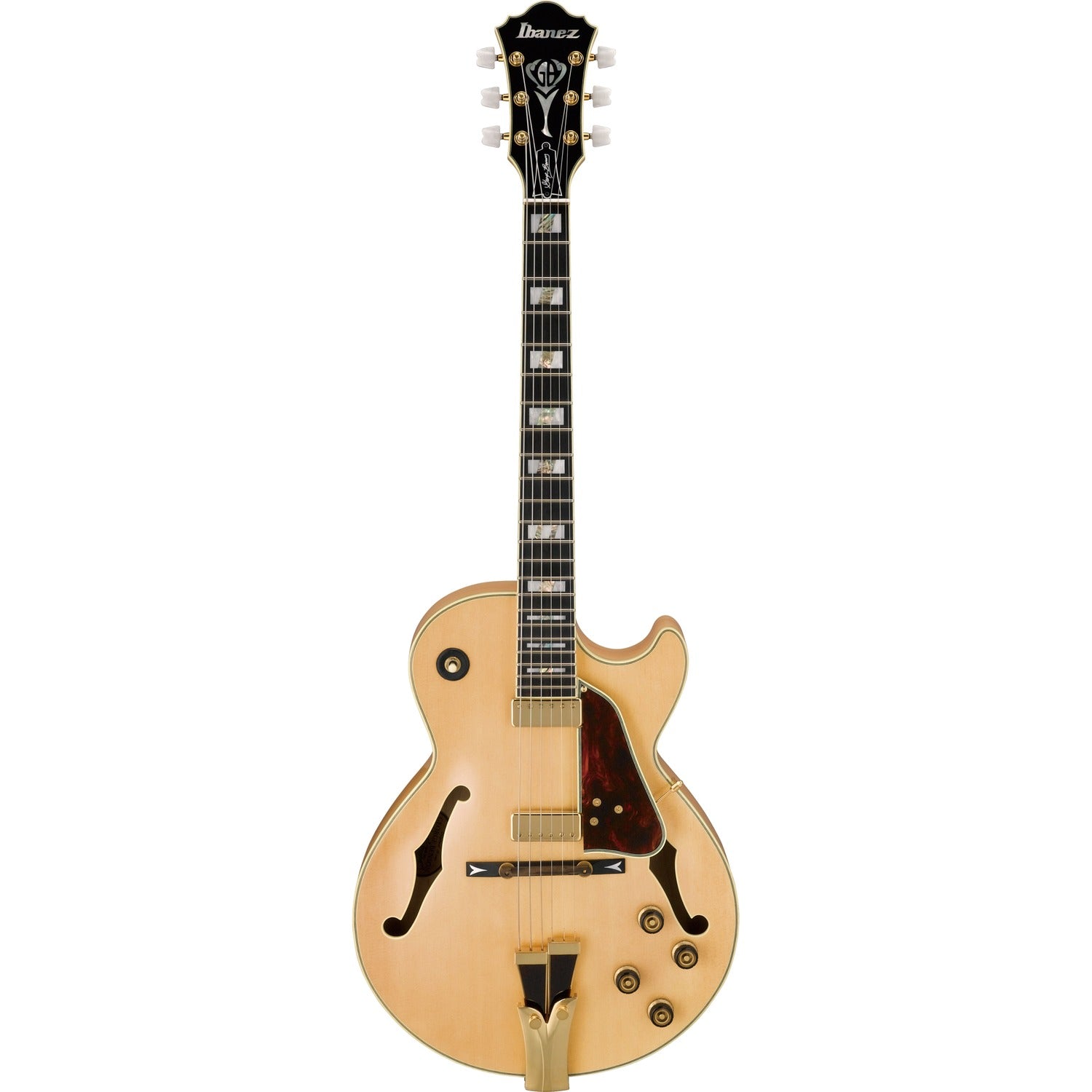 Ibanez Electric Guitars Natural Ibanez GB10 George Benson Signature Hollow Body 6 String Electric Guitar