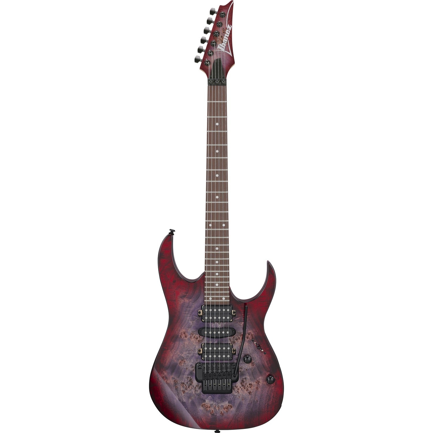 Ibanez Electric Guitars Red Eclipse Burst Ibanez RG470PB RG Series 6 String Electric Guitar #color_red-eclipse-burst