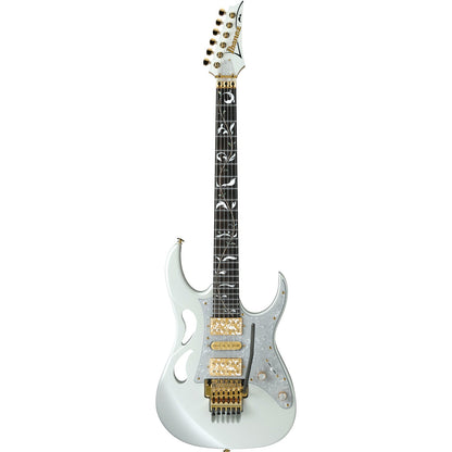Ibanez Electric Guitars Stallion White Ibanez PIA3761 Steve Vai Signature Series 6 String Electric Guitar with Case 