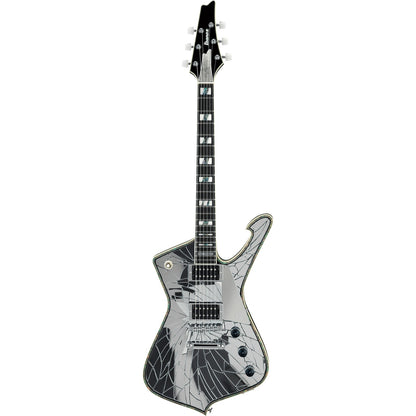 Ibanez Electric Guitars The Cracked Mirror Ibanez PS1CM Paul Stanley Signature The Cracked Mirror 6 String Electric Guitar