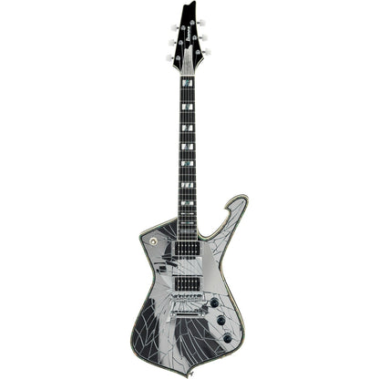 Ibanez Electric Guitars The Cracked Mirror Ibanez PS1CM Paul Stanley Signature The Cracked Mirror 6 String Electric Guitar