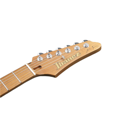 Ibanez Electric Guitars Transparent Aqua Blue Ibanez MM1 Martin Miller Signature 6 String Electric Guitar
