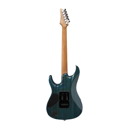 Ibanez Electric Guitars Transparent Aqua Blue Ibanez MM1 Martin Miller Signature 6 String Electric Guitar