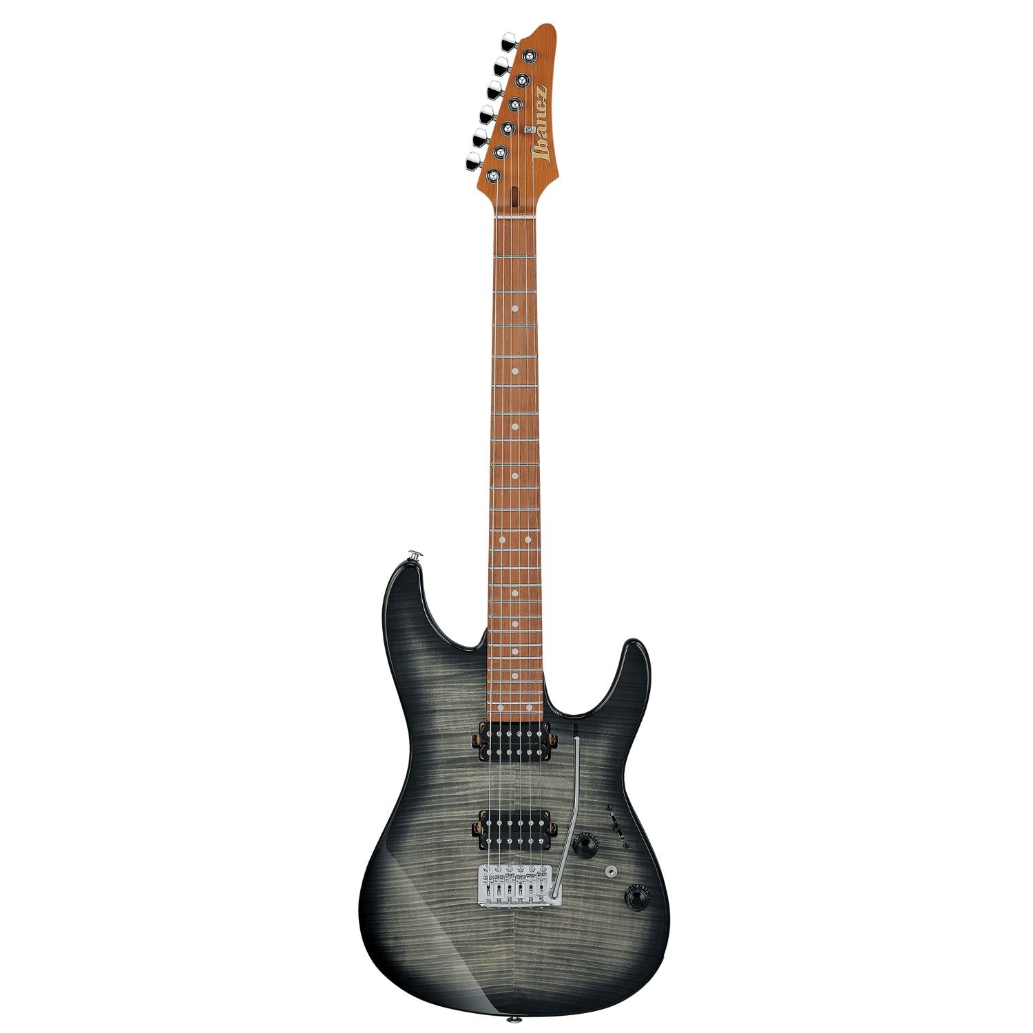 Ibanez Electric Guitars Transparent Black Sunburst Ibanez AZ24S1F AZ Series 6 String Electric Guitar #color_transparent-black-sunburst