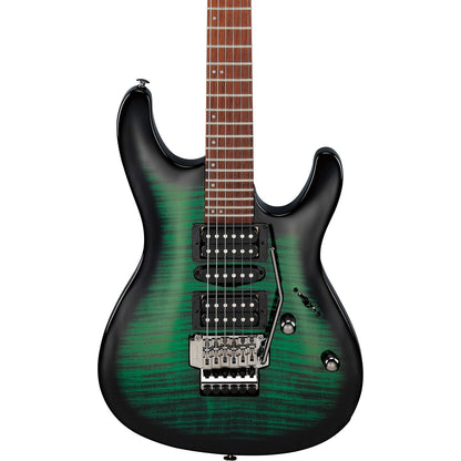 Ibanez Electric Guitars Transparent Emerald Burst Ibanez KIKOSP3 KIKO Series 6 String Electric Guitar - Transparent Emerald Burst