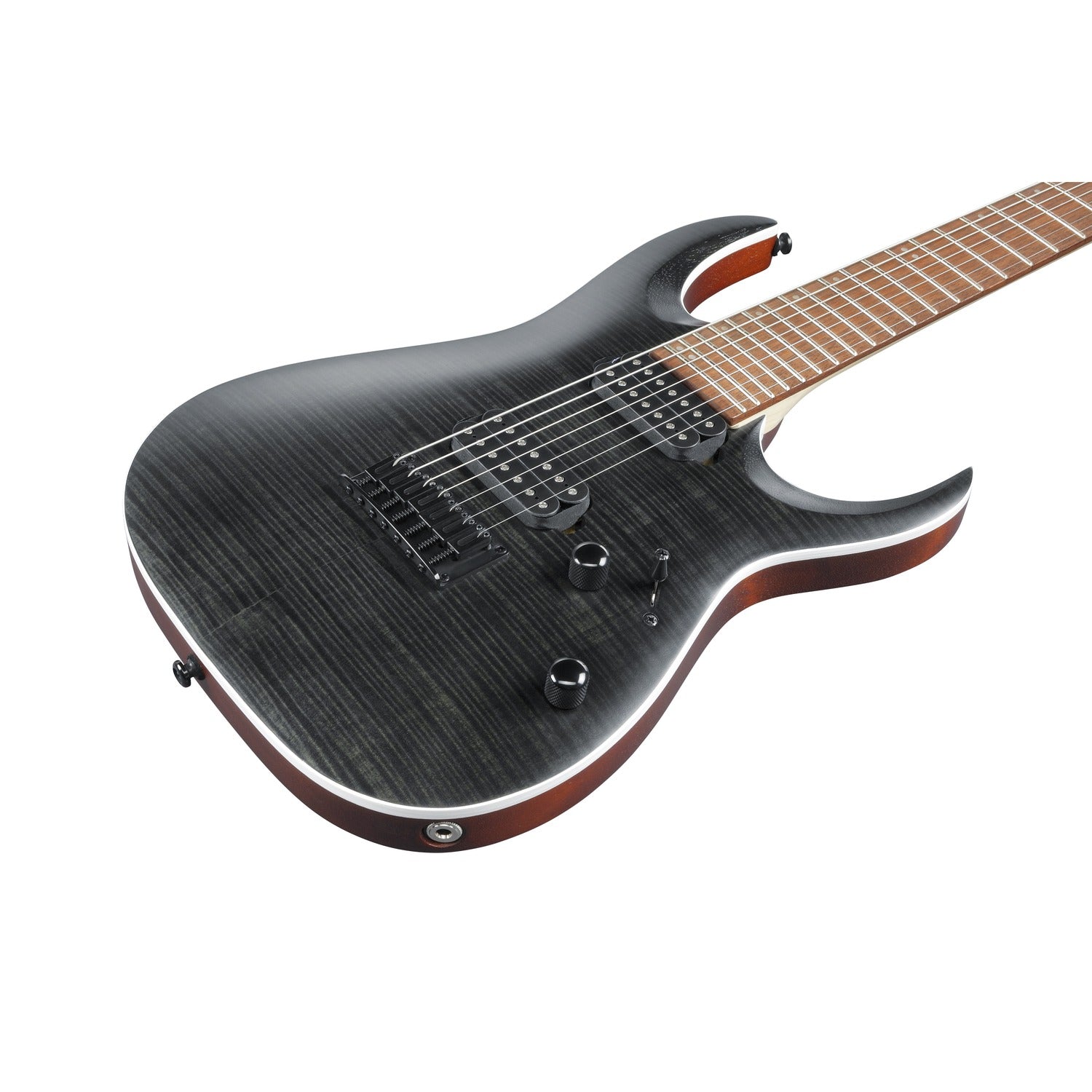 Ibanez Electric Guitars Transparent Gray Flat Ibanez RGA742FM RGA Standard 7 String Electric Guitar