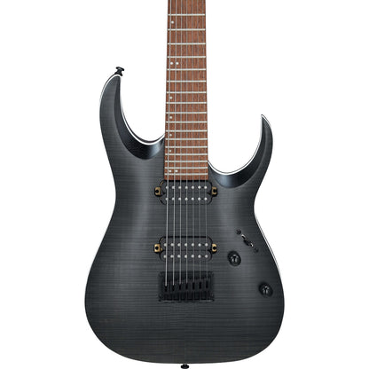Ibanez Electric Guitars Transparent Gray Flat Ibanez RGA742FM RGA Standard 7 String Electric Guitar