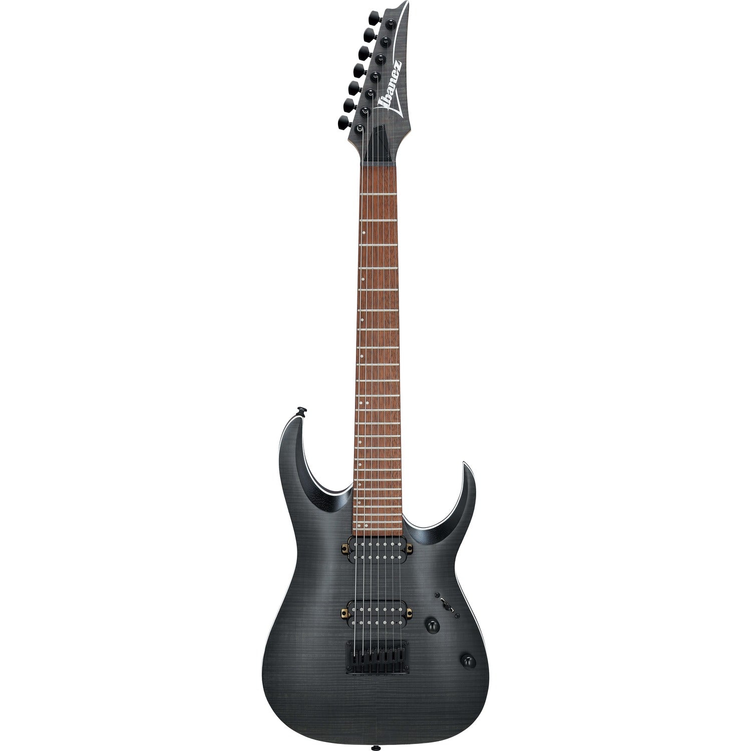 Ibanez Electric Guitars Transparent Gray Flat Ibanez RGA742FM RGA Standard 7 String Electric Guitar