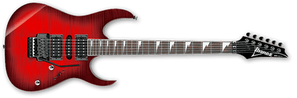 Ibanez Electric Guitars Transparent Red Burst Ibanez RG470FM Electric Guitar - Flamed Maple Top