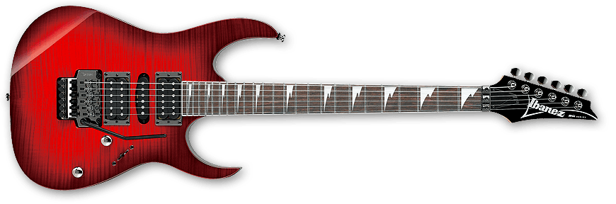 Ibanez Electric Guitars Transparent Red Burst Ibanez RG470FM Electric Guitar - Flamed Maple Top