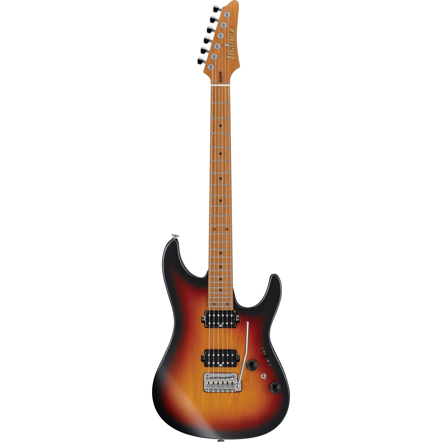 Ibanez Electric Guitars Tri-fade Burst Flat Ibanez AZ-2402 Prestige Series 6-String Electric Guitar with Case