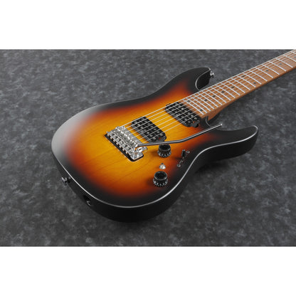 Ibanez Electric Guitars Tri-fade Burst Flat Ibanez AZ24027 AZ Prestige Series 7 String Electric Guitar with Case