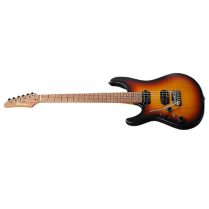 Ibanez Electric Guitars Tri Fade Burst Flat Ibanez AZ2402L Prestig AZ Series 6 String Electric Guitar - Left Handed