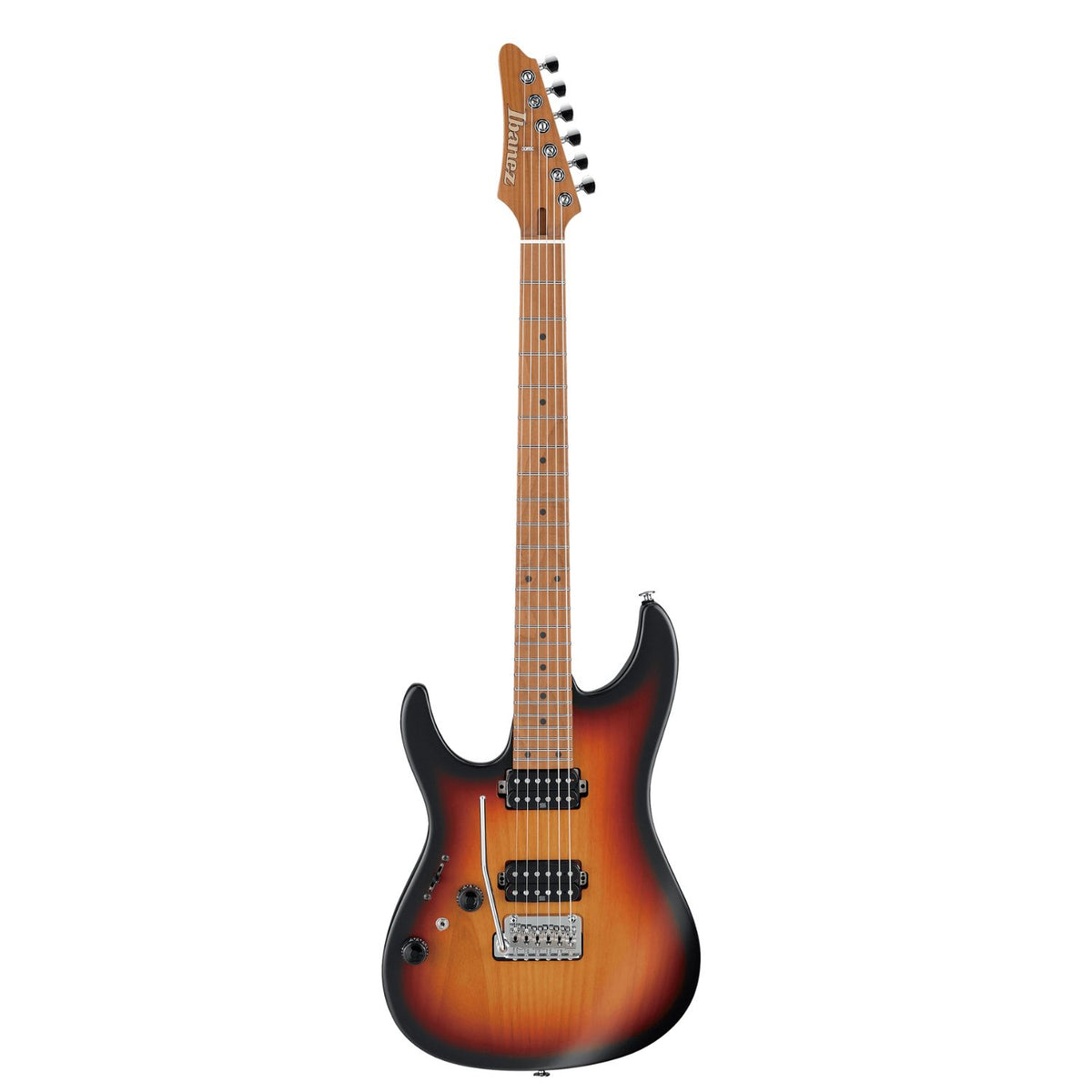 Ibanez Electric Guitars Tri Fade Burst Flat Ibanez AZ2402L Prestig AZ Series 6 String Electric Guitar - Left Handed