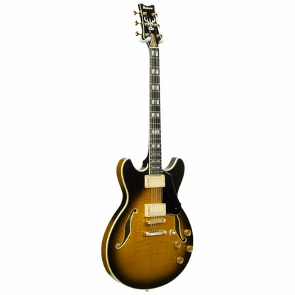Ibanez Electric Guitars Vintage Sunburst Ibanez JSM100 John Scofield Signature Hollow Body 6 String Electric Guitar