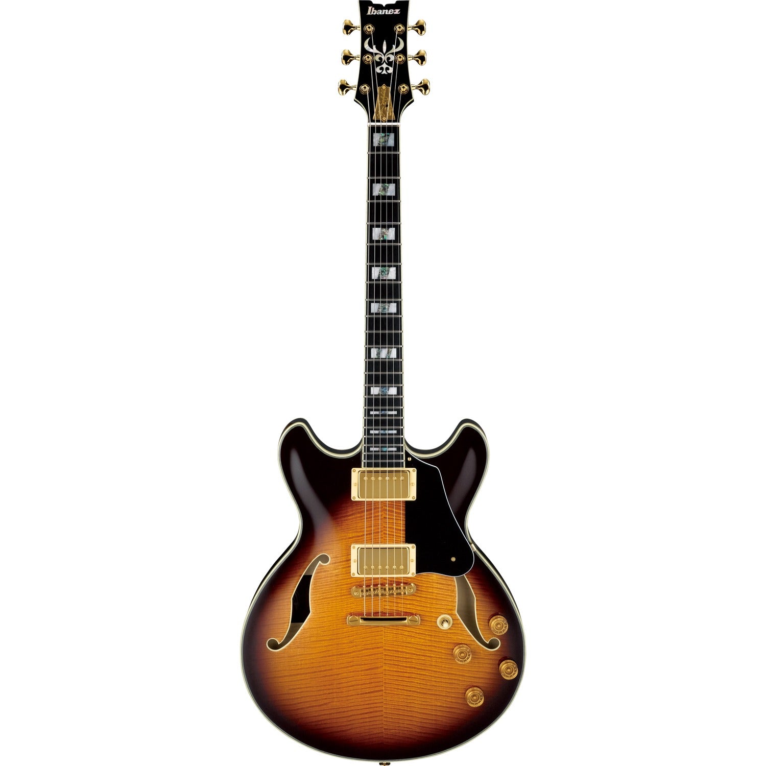 Ibanez Electric Guitars Vintage Sunburst Ibanez JSM100 John Scofield Signature Hollow Body 6 String Electric Guitar