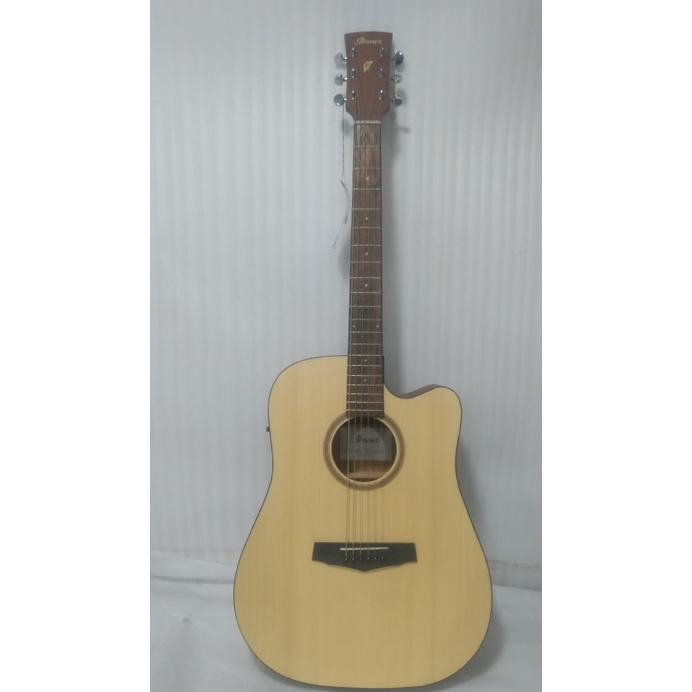 Ibanez Electro Acoustic Guitars 2.02401E+11 Ibanez PF10CE PF Performance Series Electro Acoustic Guitar - Open Pore Natural - Open Box B Stock