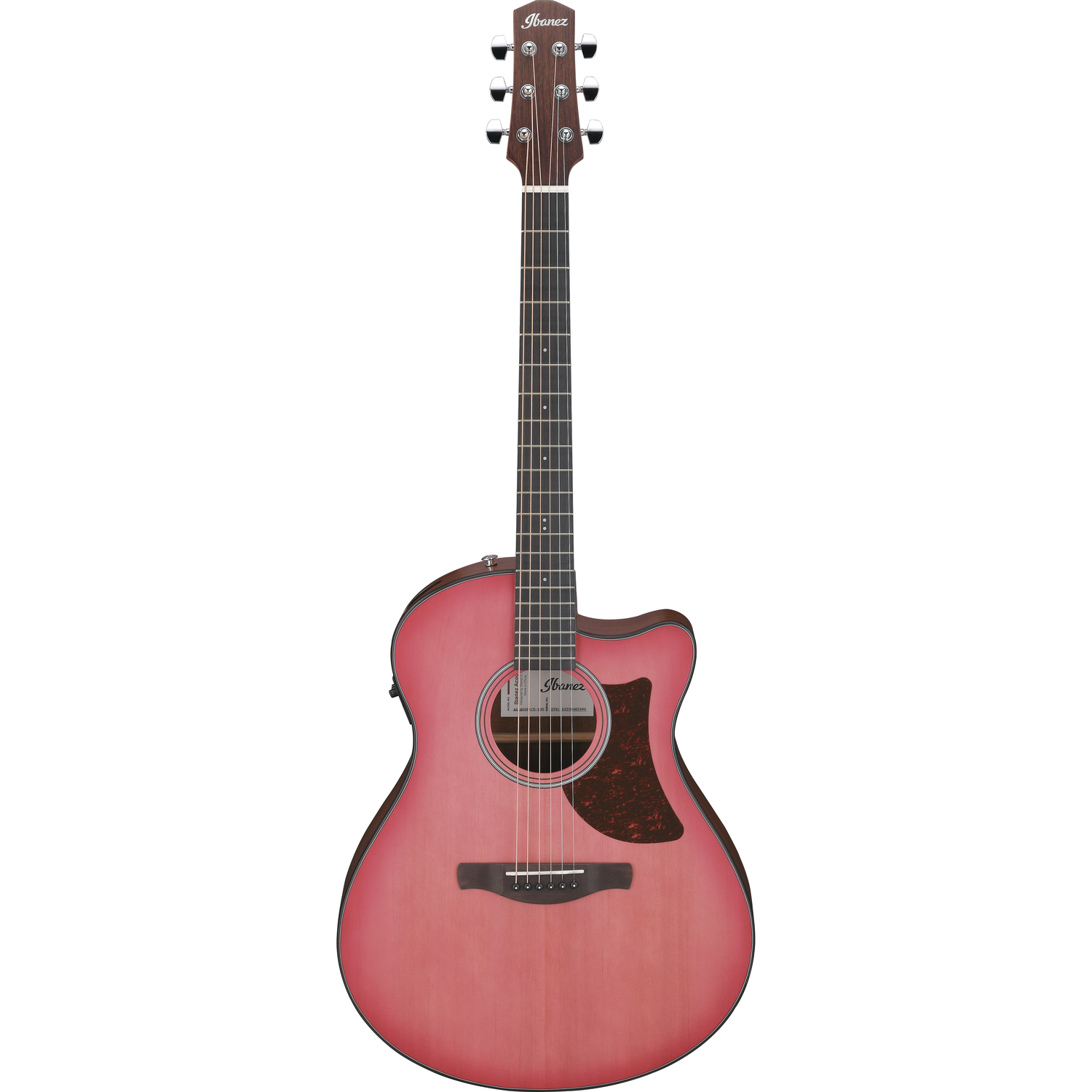 Ibanez Electro Acoustic Guitars Coral Red Burst Ibanez AAM50CE Advanced Auditorium 6 String Electro Acoustic Guitar