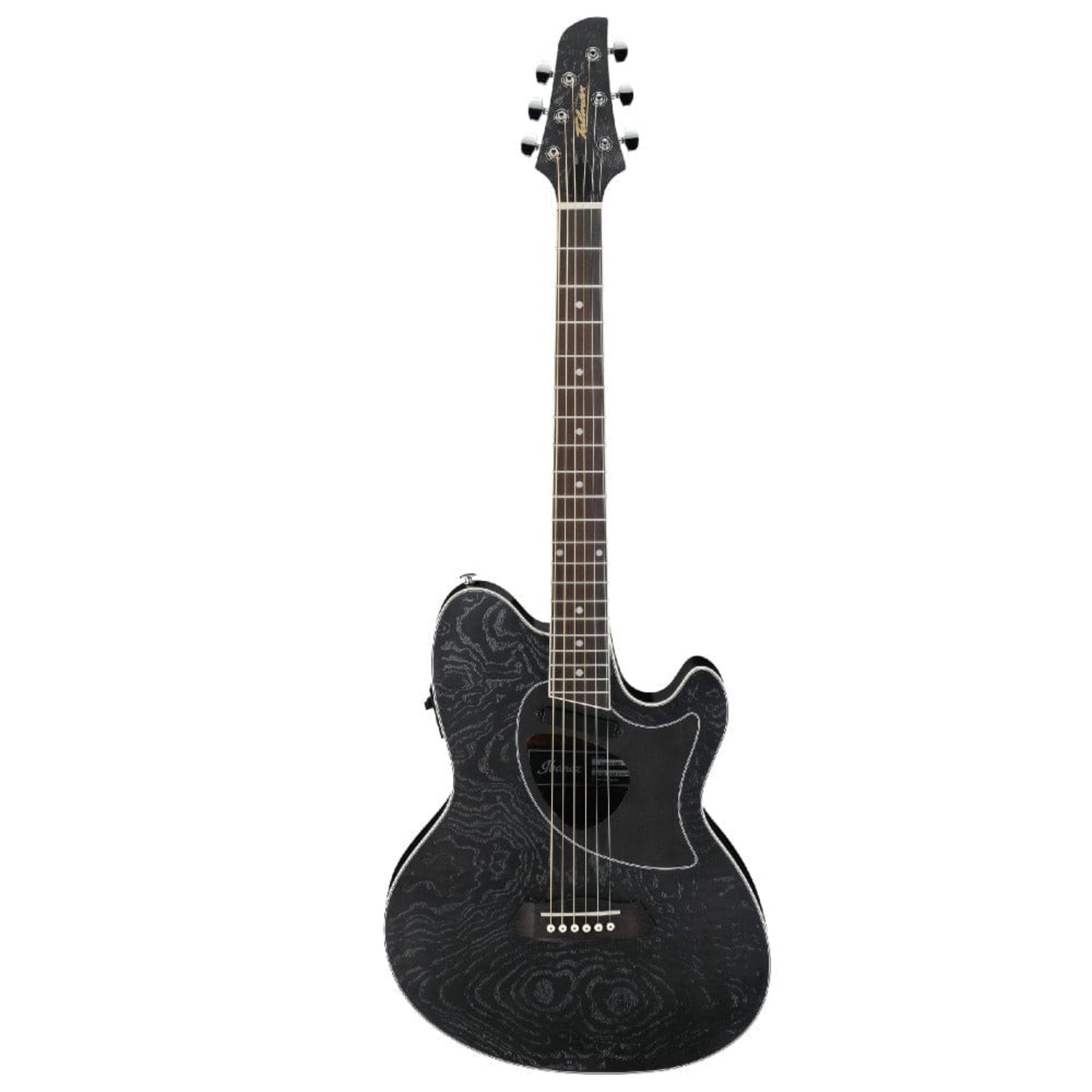 Ibanez Electro Acoustic Guitars Galaxy Black Open Pore Ibanez TCM50 Acoustic-Electric Guitar
