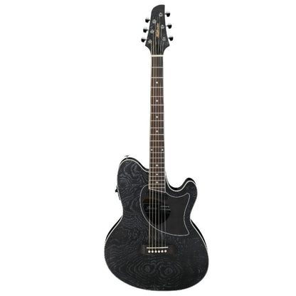 Ibanez Electro Acoustic Guitars Galaxy Black Open Pore Ibanez TCM50 Acoustic-Electric Guitar