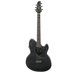 Ibanez Electro Acoustic Guitars Galaxy Black Open Pore Ibanez TCM50 Acoustic-Electric Guitar