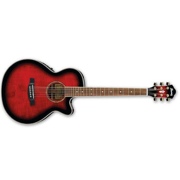 ibanez electro acoustic guitars ibanez aeg20e-trs electro acoustic guitar