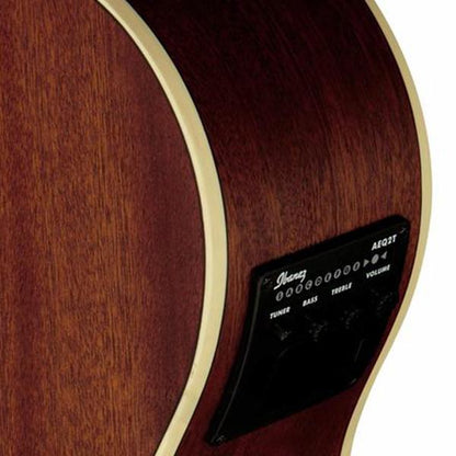 ibanez electro acoustic guitars ibanez aeg8emh electro acoustic guitar - open pore natural