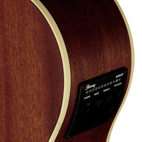 ibanez electro acoustic guitars ibanez aeg8emh electro acoustic guitar - open pore natural