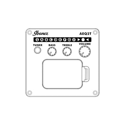 Ibanez Electro Acoustic Guitars Ibanez GA5TCE Classical Series Classical Electro Acoustic Guitar - Amber