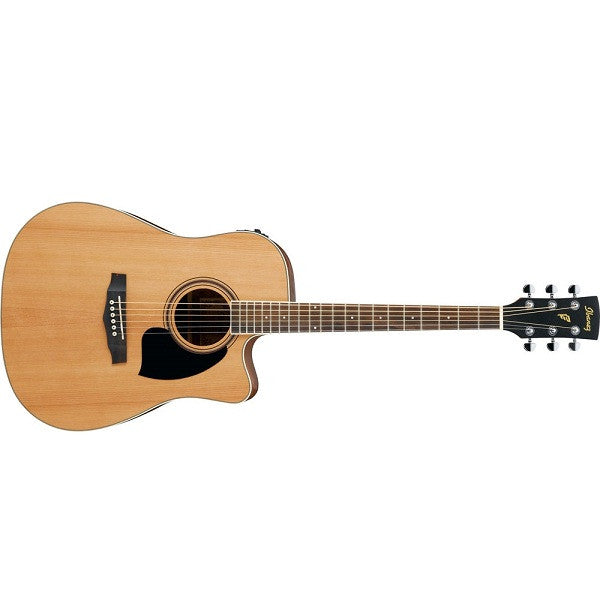 ibanez electro acoustic guitars ibanez pf performance series pf17ece electro acoustic guitar - low gloss
