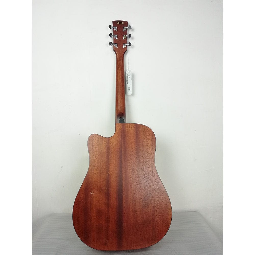 ibanez electro acoustic guitars ibanez pf10ce pf performance series electro acoustic guitar - open pore natural - open box b stock #barcode_