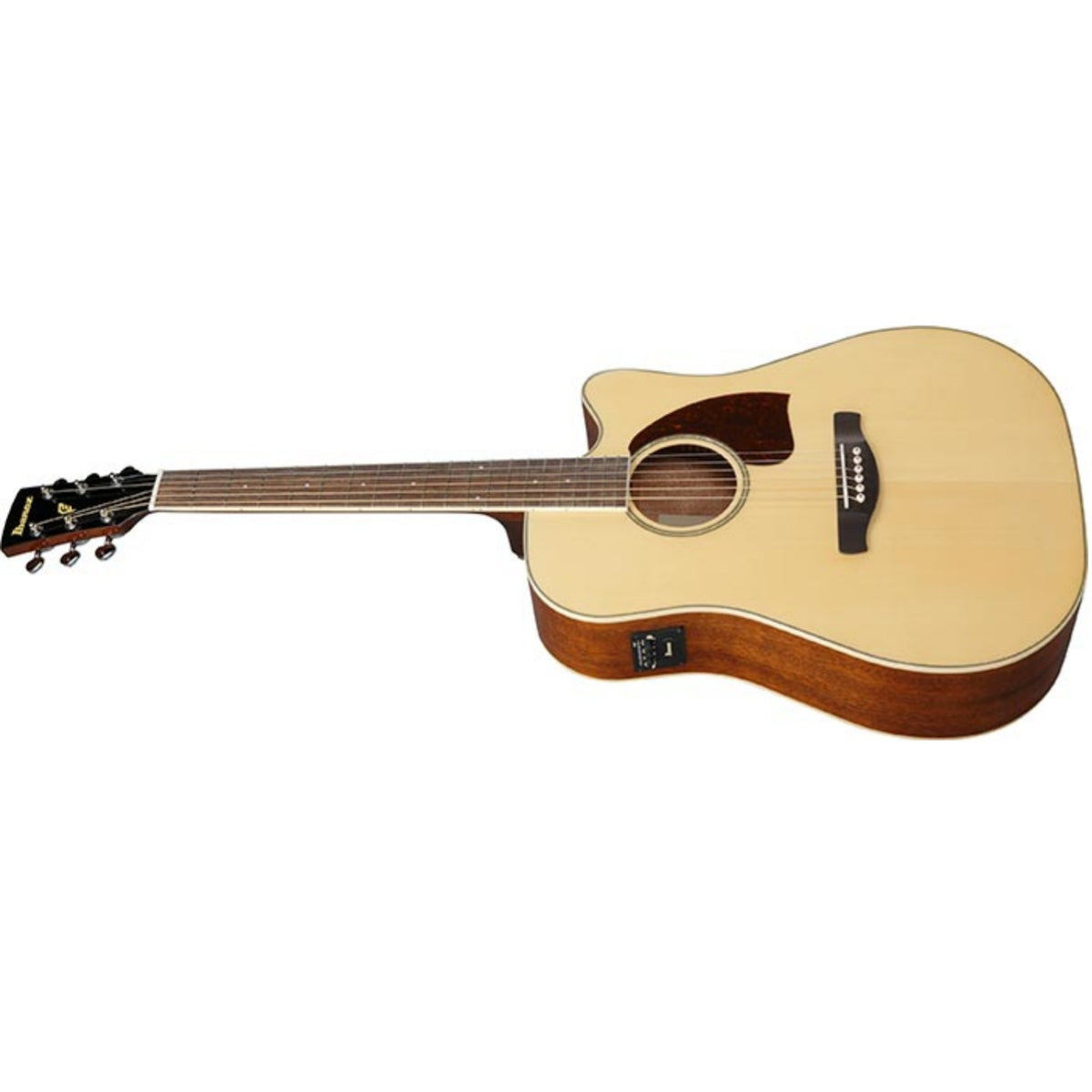 Ibanez Electro Acoustic Guitars Natural High Gloss Ibanez PF16WCE PF Series 6 String Semi Electro Acoustic Guitar