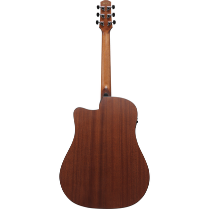 Ibanez Electro Acoustic Guitars Natural Low Gloss Ibanez AAD50CE Advanced Acoustic Series Electro Acoustic Guitar