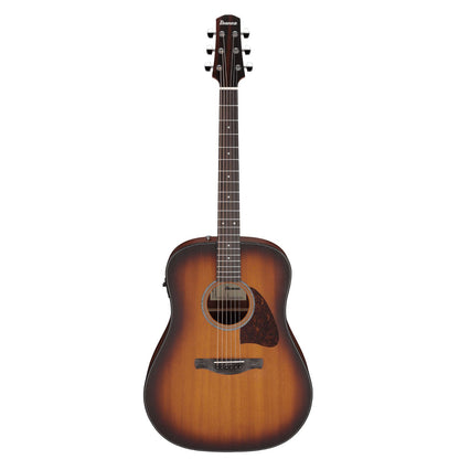 Ibanez Electro Acoustic Guitars Open Pore Mahogany Sunburst Ibanez AAD54E 6 String Electro Acoustic Guitar