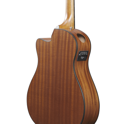 Ibanez Electro Acoustic Guitars Open Pore Natural Ibanez AAM54CE Advanced Auditorium 6 String Electro Acoustic Guitar