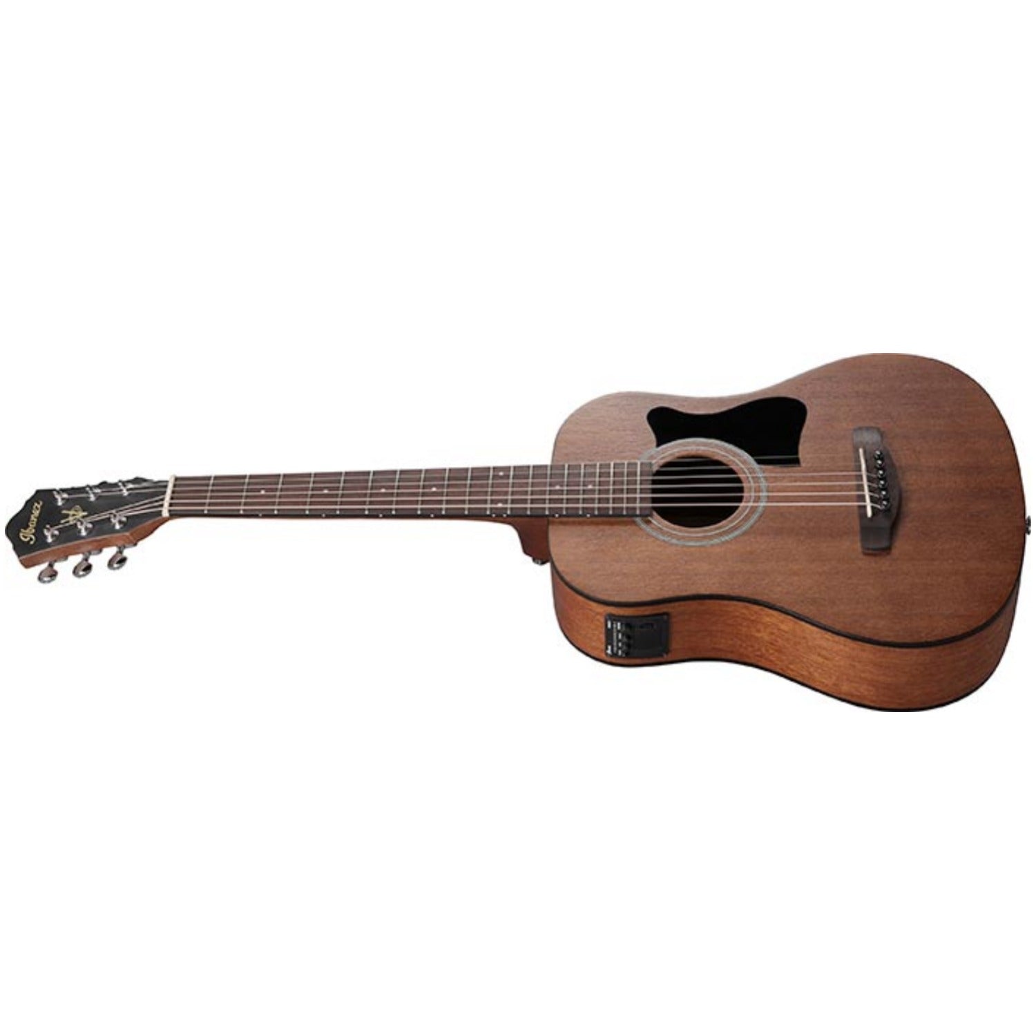 Ibanez Electro Acoustic Guitars Open Pore Natural Ibanez V44MINIE Electro Acoustic Guitar with Gigbag 