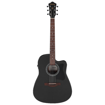 Ibanez Electro Acoustic Guitars Weathered Black Open Pore Ibanez V44CE Semi 6 String Electro Acoustic Guitar