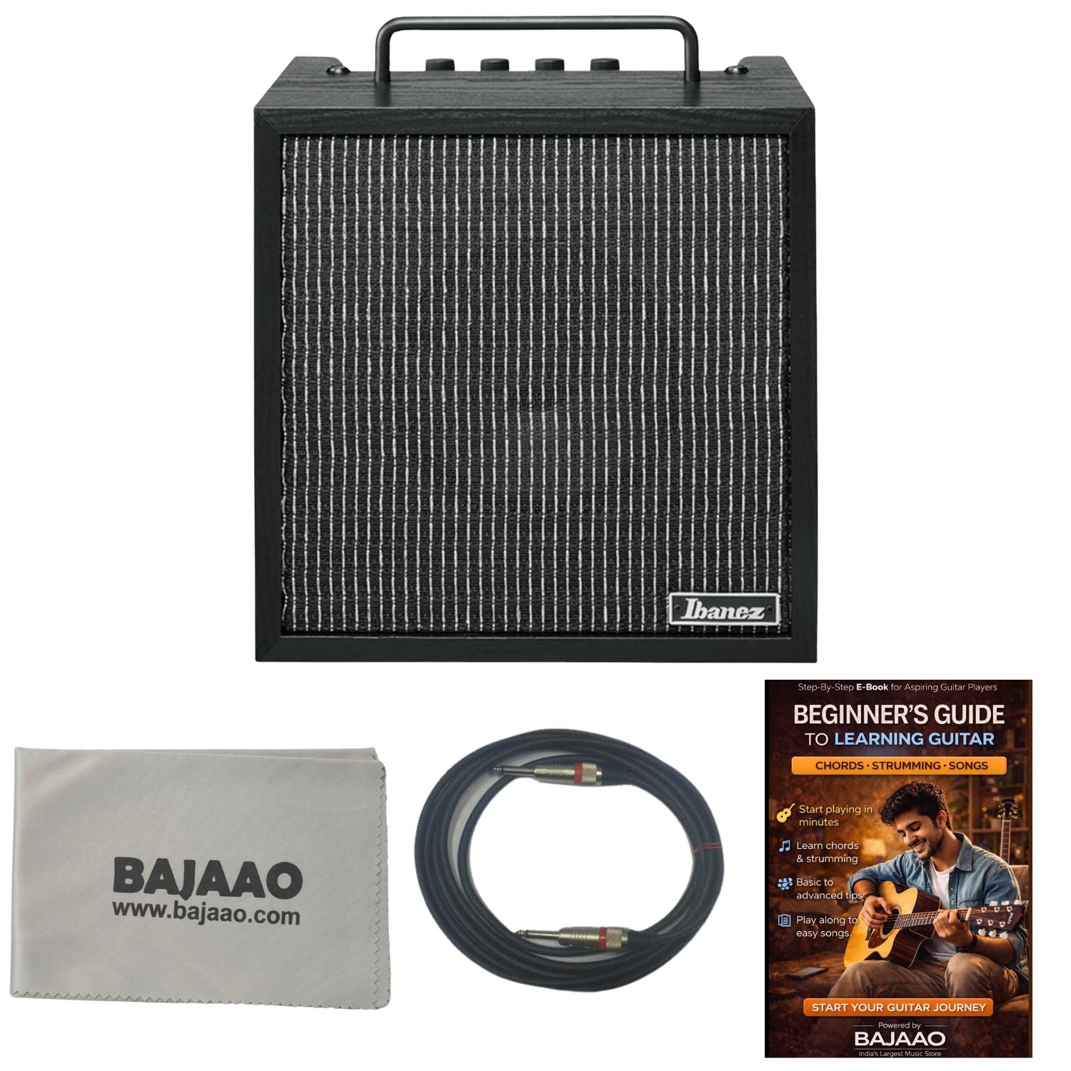Ibanez Guitar Combo Amplifiers Bundle Ibanez IBZ10G V2 10W Combo Guitar Amplifier#type_bundle