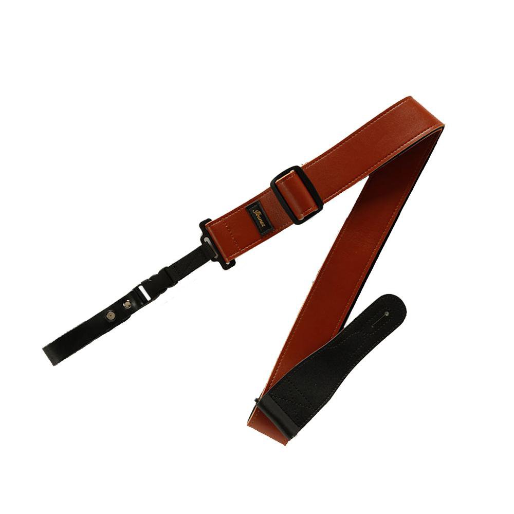 ibanez guitar straps ibanez gsq501 quick acoustic guitar strap - brown