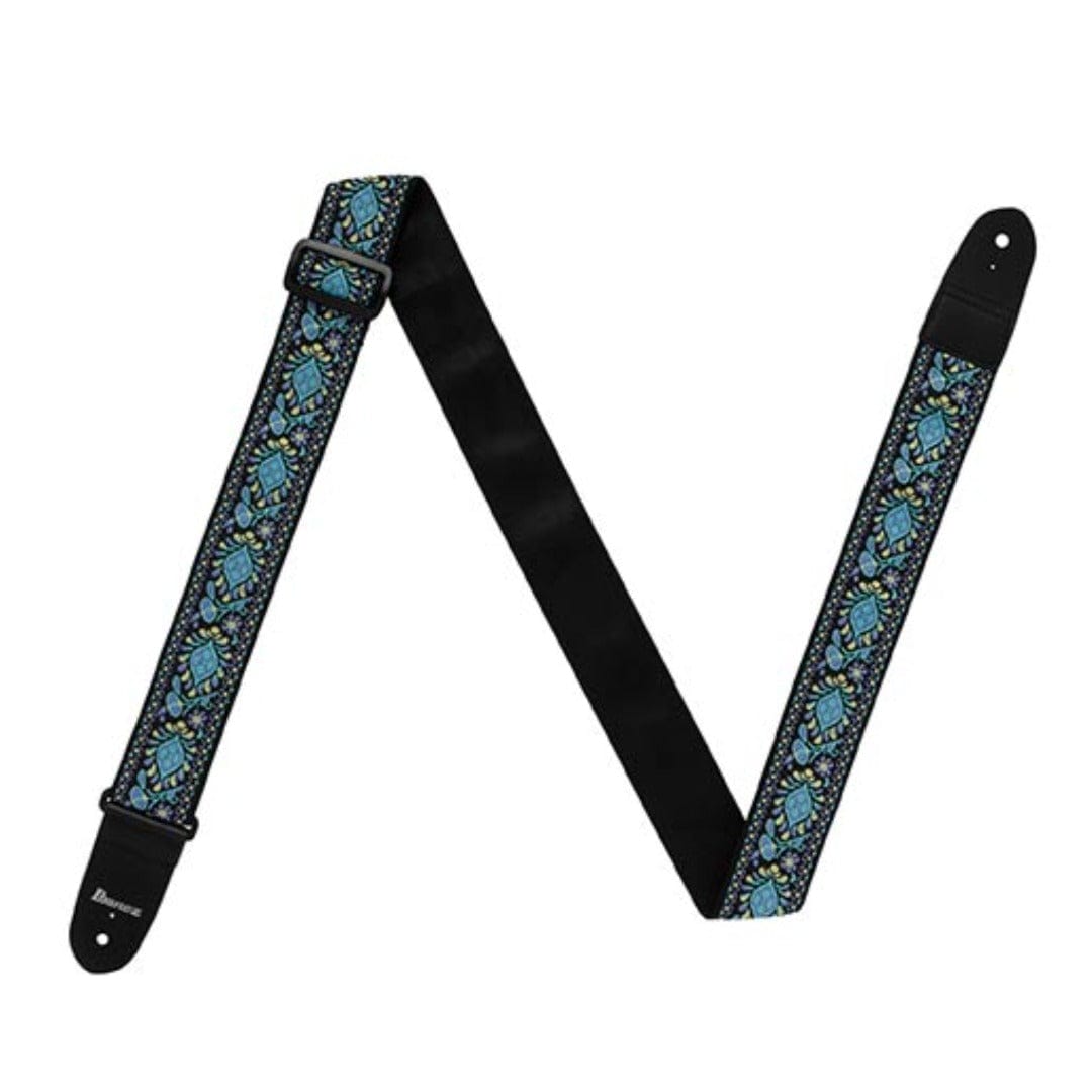 ibanez guitar straps light blue ibanez gsv50 guitar strap    