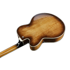Ibanez Hollow & Semi-Hollow Electric Guitars Ibanez AF71F Hollow Body Electric Guitar - Rosewood Fretboard - Tobacco Brown