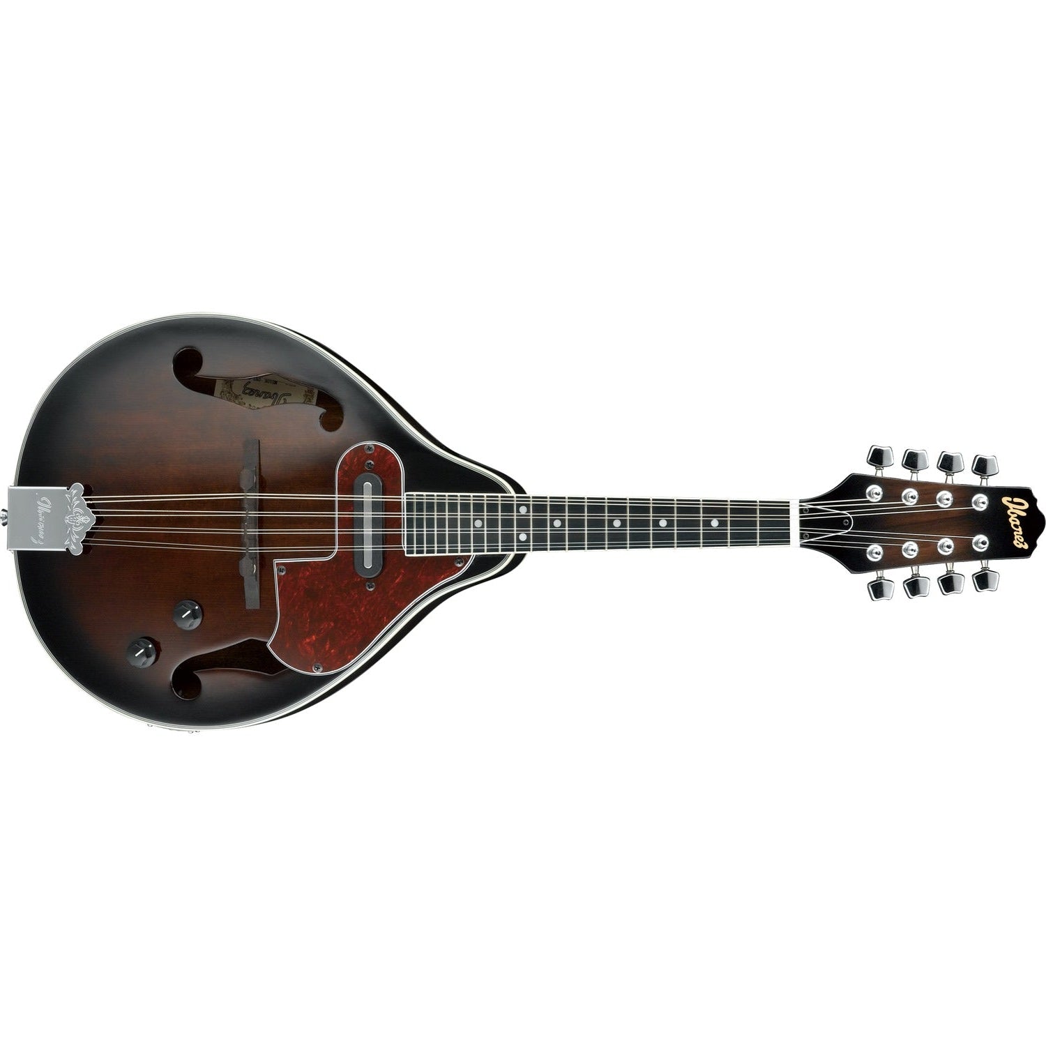 Ibanez Mandolins Ibanez M510E A-Style Acoustic Electric Mandolin #color_dark-violin-sunburst-high-gloss