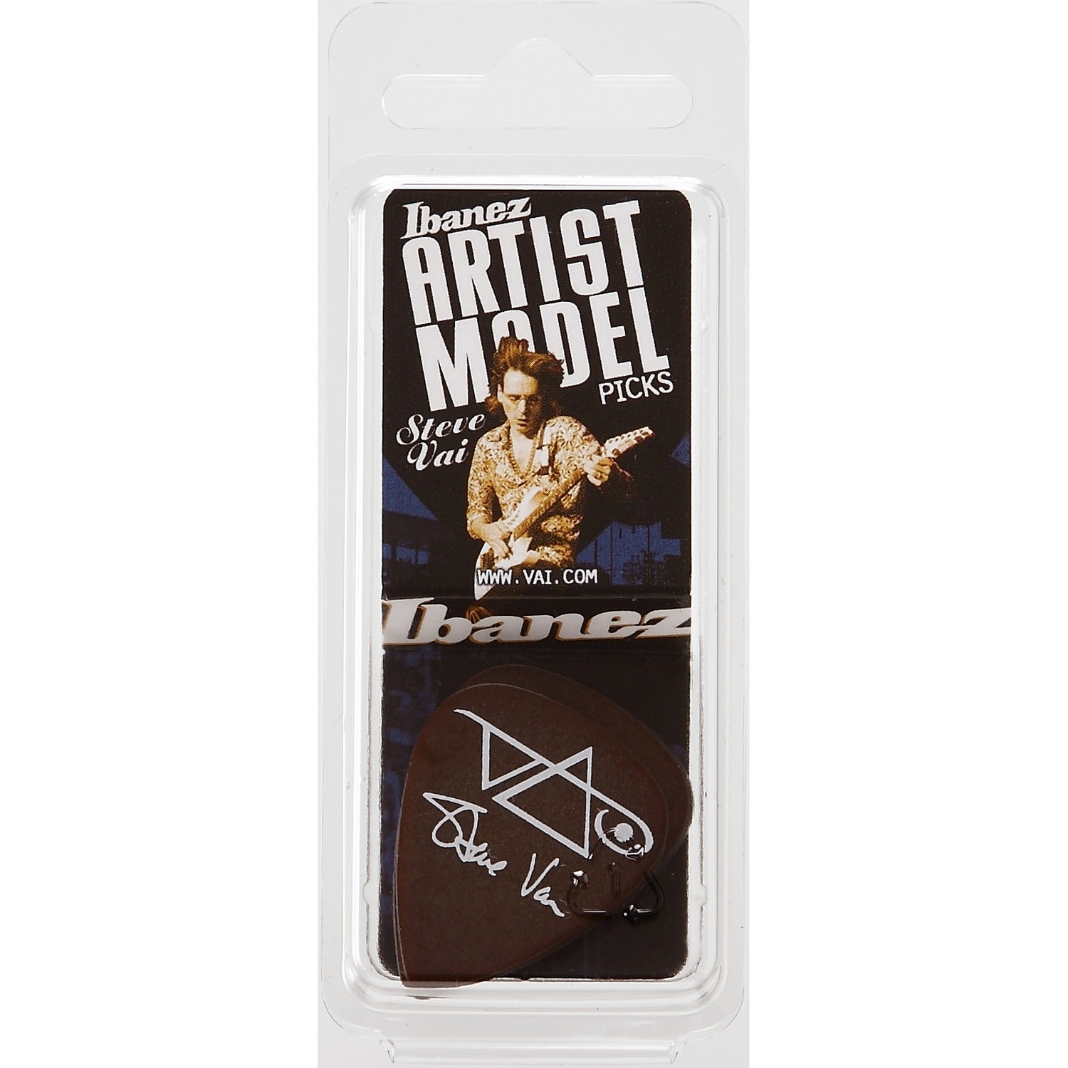 Ibanez Picks Brown Ibanez B1000SV Steve Vai Signature Guitar Picks - Set of 6