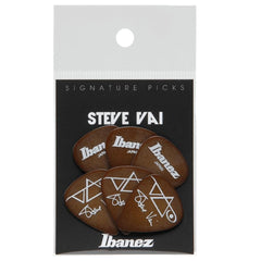 Ibanez Picks Brown Ibanez B1000SV Steve Vai Signature Guitar Picks - Set of 6