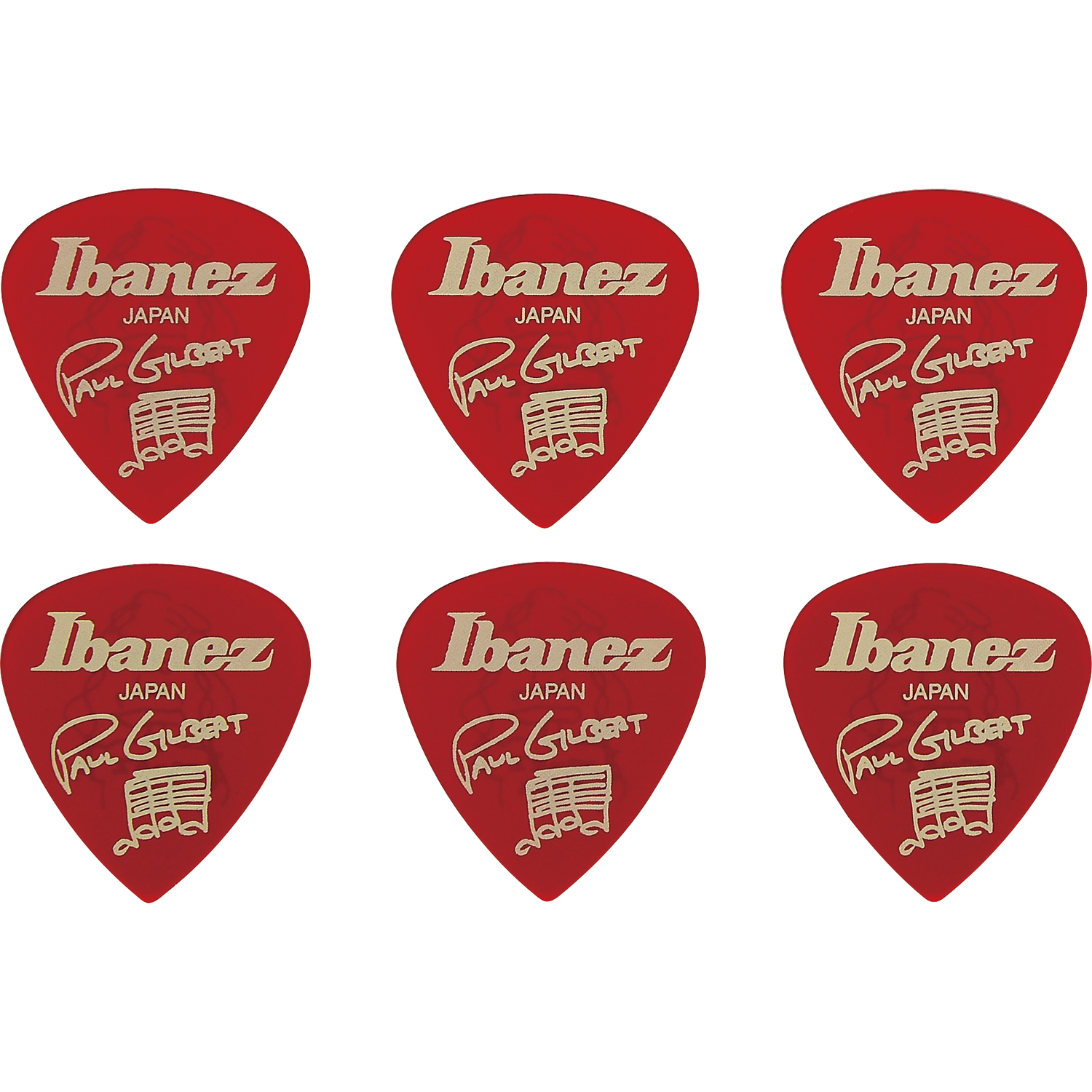 Ibanez Picks Ibanez B1000PG Paul Gilbert Guitar Picks - Set of 6