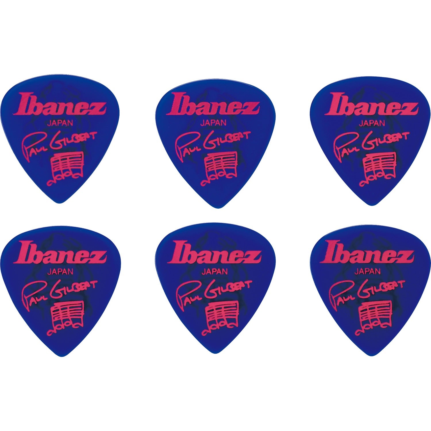 Ibanez Picks Ibanez B1000PG Paul Gilbert Guitar Picks - Set of 6