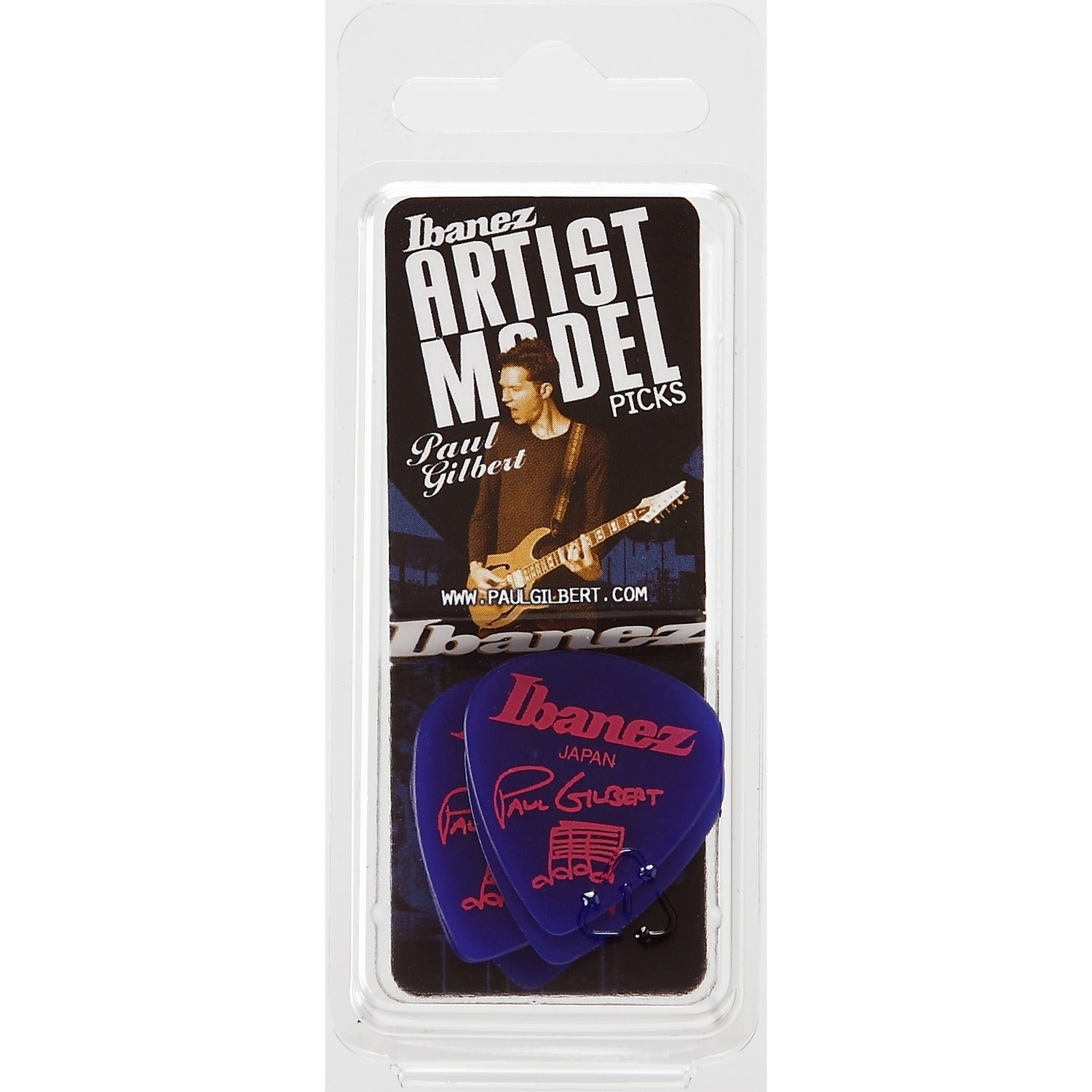 Ibanez Picks Jewel Blue Ibanez B1000PG Paul Gilbert Guitar Picks - Set of 6